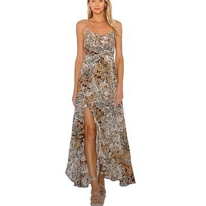 Free People Forever Yours Smocked Slip Dress Size Medium